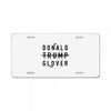 Donald Glover License Plate