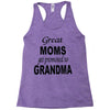 great moms get promoted to grandma Racerback Tank
