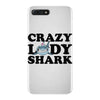 crazy lady shark iPhone 7 Plus Case