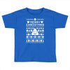 funny ugly christmas smiley emoticon Toddler T-shirt