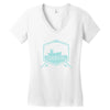 married men fishing club! Women's V-Neck T-Shirt