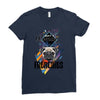 who loves frenchies Ladies Fitted T-Shirt