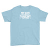 my gun is bigger Youth Tee