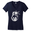 angry bomb Women's V-Neck T-Shirt