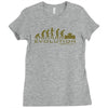 evolution formula lotus funny Ladies Fitted T-Shirt