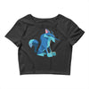 animal funny best Crop Top