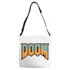 Wtf Doom Black Stroke Adjustable Strap Totes