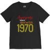 awesome since november 1970 V-Neck Tee