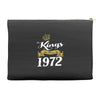 kings are born in 1972 Accessory Pouches