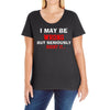 i may be wrong Ladies Curvy T-Shirt