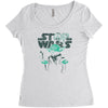 stop wars Women's Triblend Scoop T-shirt
