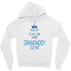 keep calm and grandaddy on! Zipper Hoodie