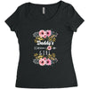 Daddy's Girl Women's Triblend Scoop T-shirt