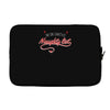i'm on santa's naughty list Laptop sleeve