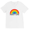 Peace &amp; Love V-Neck Tee