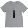 skinny white tie hipster cool school funny awesome geek shirt t shirt V-Neck Tee
