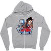 ash vs zombies Zipper Hoodie