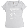 today's beer schedule cycling 6am Women's Triblend Scoop T-shirt