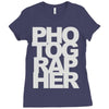 photographer Ladies Fitted T-Shirt