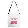drink wine in ractangle Adjustable Strap Totes