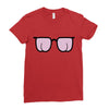 kacamata bujur Ladies Fitted T-Shirt