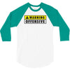 warning offensiv 3/4 Sleeve Shirt