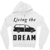 living the minivan dream Zipper Hoodie