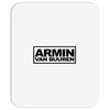 armin van buuren black logo Mousepad