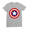 captain america Ladies Fitted T-Shirt