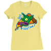 pizza time! Ladies Fitted T-Shirt