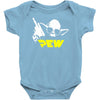 pew yoda wars funny Baby Onesie