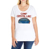 camp crystal lake Ladies Curvy T-Shirt