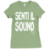 senti il sound marco mengoni Ladies Fitted T-Shirt