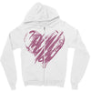 valentines day hearts Zipper Hoodie