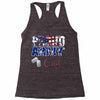 proud army dad Racerback Tank
