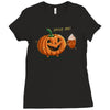 pumpkin spice season Ladies Fitted T-Shirt