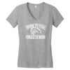 born to fish Women's V-Neck T-Shirt