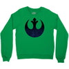 rebel logo with space pattern Crewneck Sweatshirt