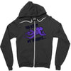 octopi my thoughts Zipper Hoodie