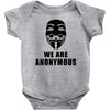 we are anonymous tshirt pipa sopa acta v for vendetta hacker's t shirt Baby Onesie