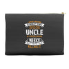 Super Cool Uncle Of A Freaking Awesome Niece Accessory Pouches