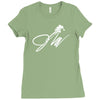 Jake Paul Christmas Hat Signature Ladies Fitted T-Shirt