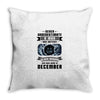 Never Underestimate A Man Who Watches Black Mirror And Was Born in Throw Pillow