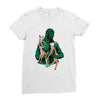 fawns meet kaiju Ladies Fitted T-Shirt