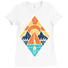 camp vibes Ladies Fitted T-Shirt