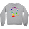 colorful music man Crewneck Sweatshirt
