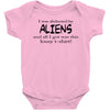 funny t shirt i was abducted by aliens &amp; all i got was this lousy t sh Baby Onesie