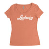 ludwig new Women's Triblend Scoop T-shirt