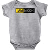 nikon camera i am nikon Baby Onesie
