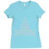 never underestimate Ladies Fitted T-Shirt